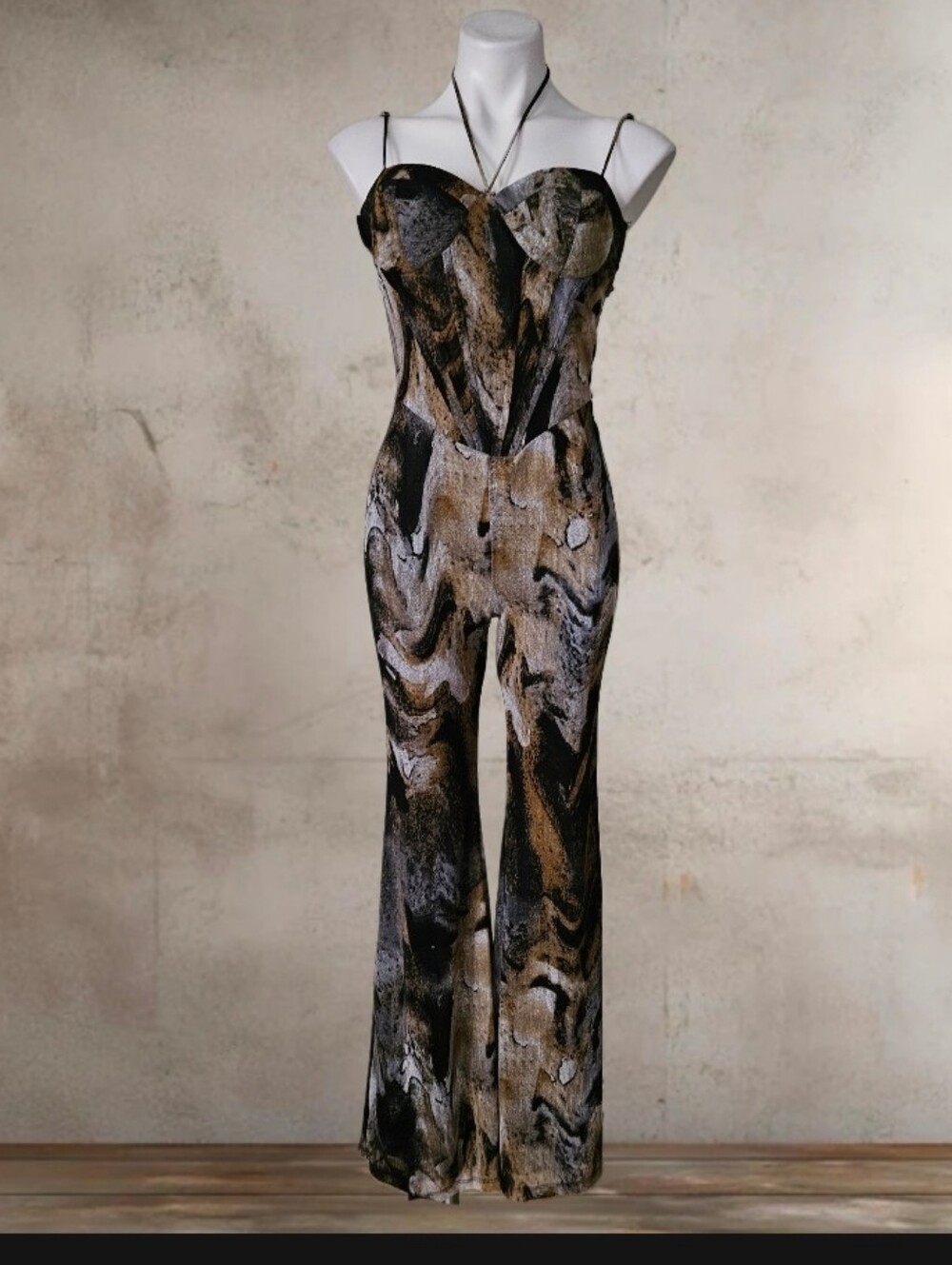 Fashion Nova Perfect Illusion Jumpsuit Size XL - Picture 3 of 8
